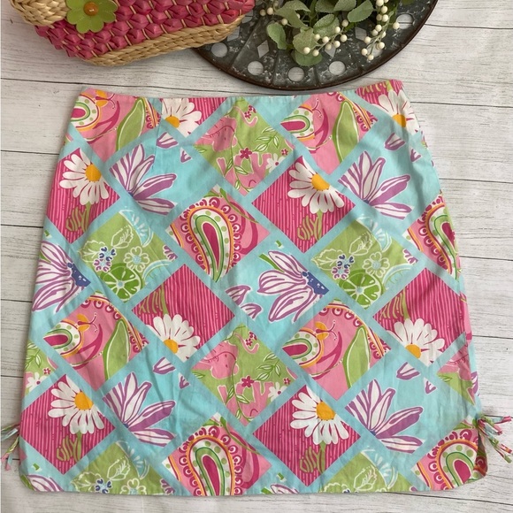 Lilly Pulitzer “Adios Elephant Patch” Skirt - Picture 3 of 9